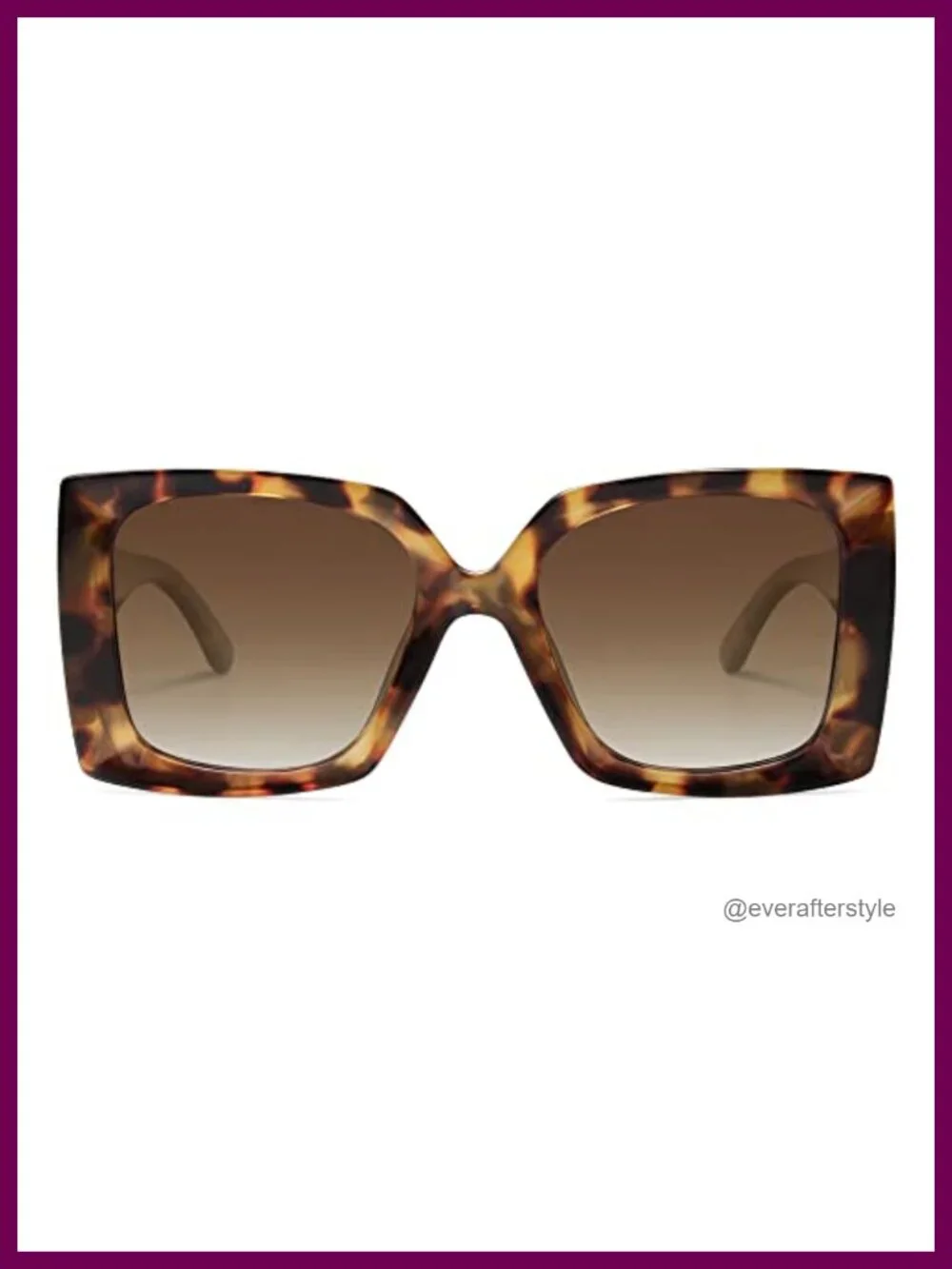 Polarized Oversized Square Sunglasses for Women